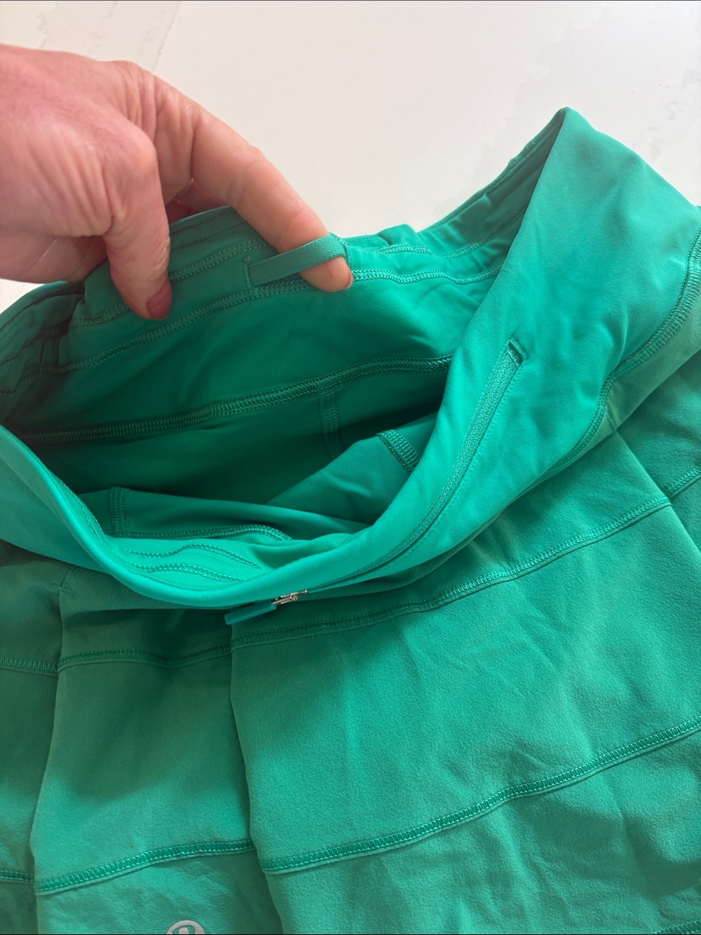 lululemon Pace-Rival Emerald Green Mid/Rise Skirt - Picture 5 of 5